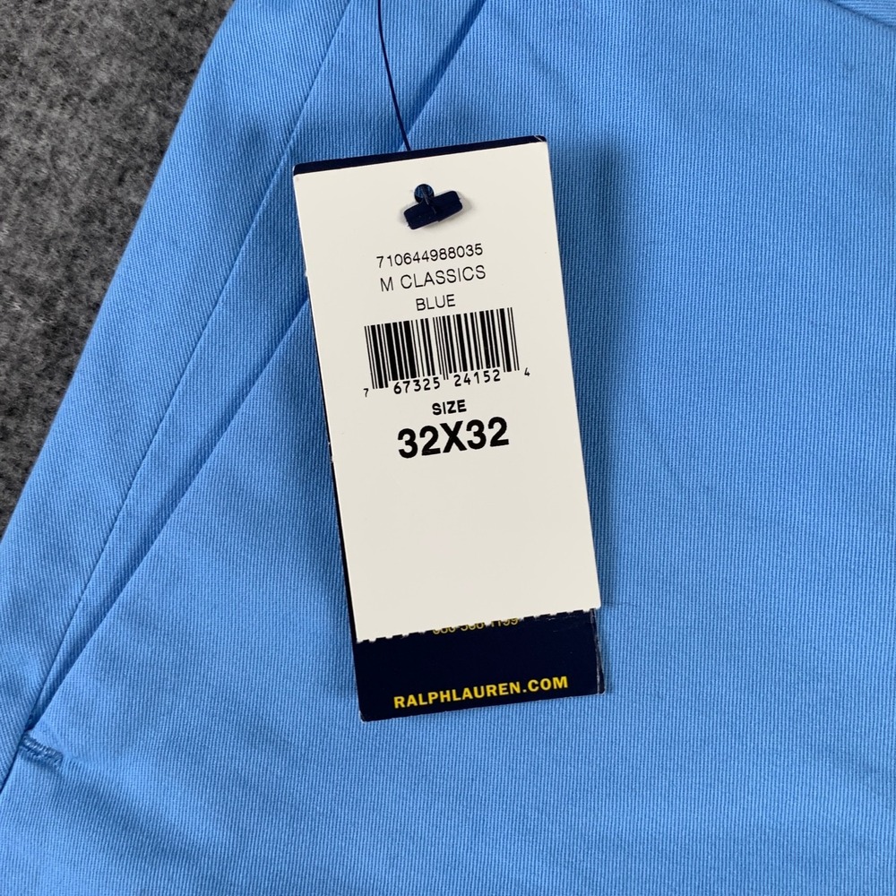 Polo Ralph Lauren Chino Pants Men 32x31 Stretch Slim Fit Trousers NEW - Picture 2 of 13